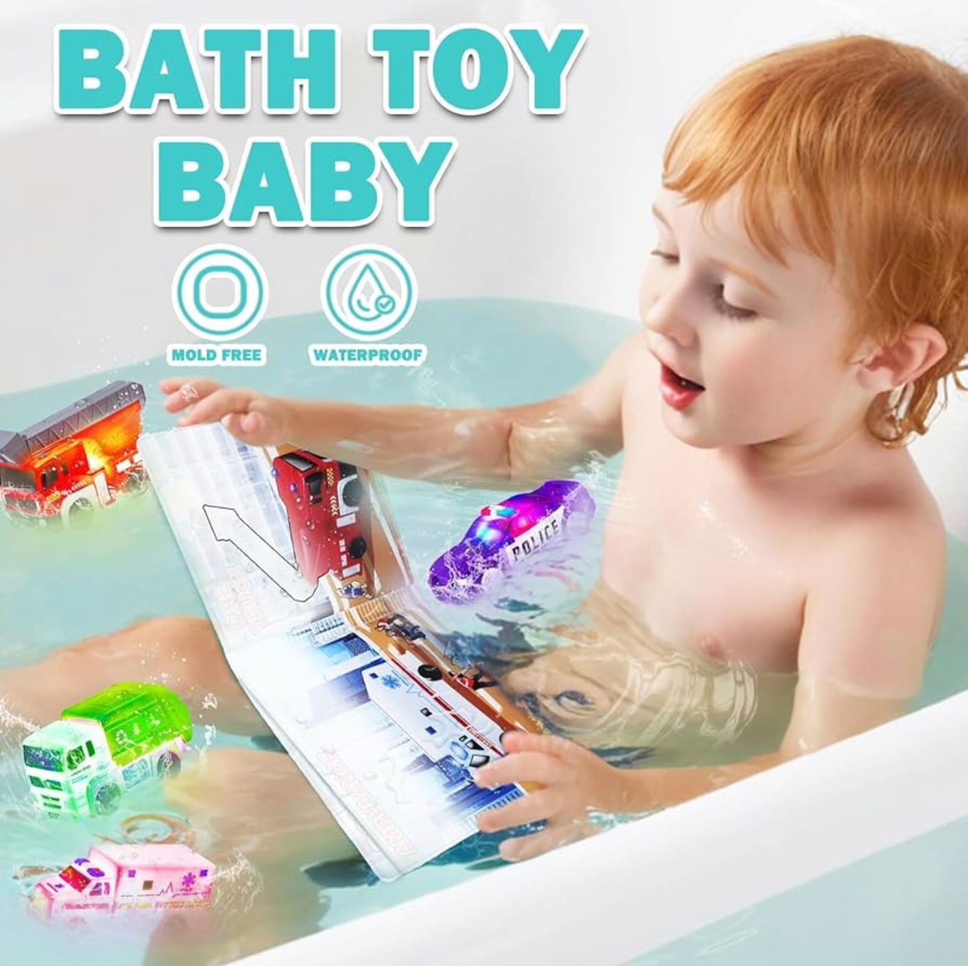 Minivae™  Light-up Emergency Cars