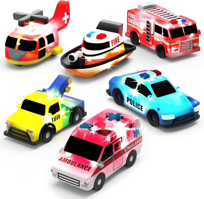 Minivae™  Light-up Emergency Cars